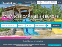 Tablet Screenshot of campingdirect.com